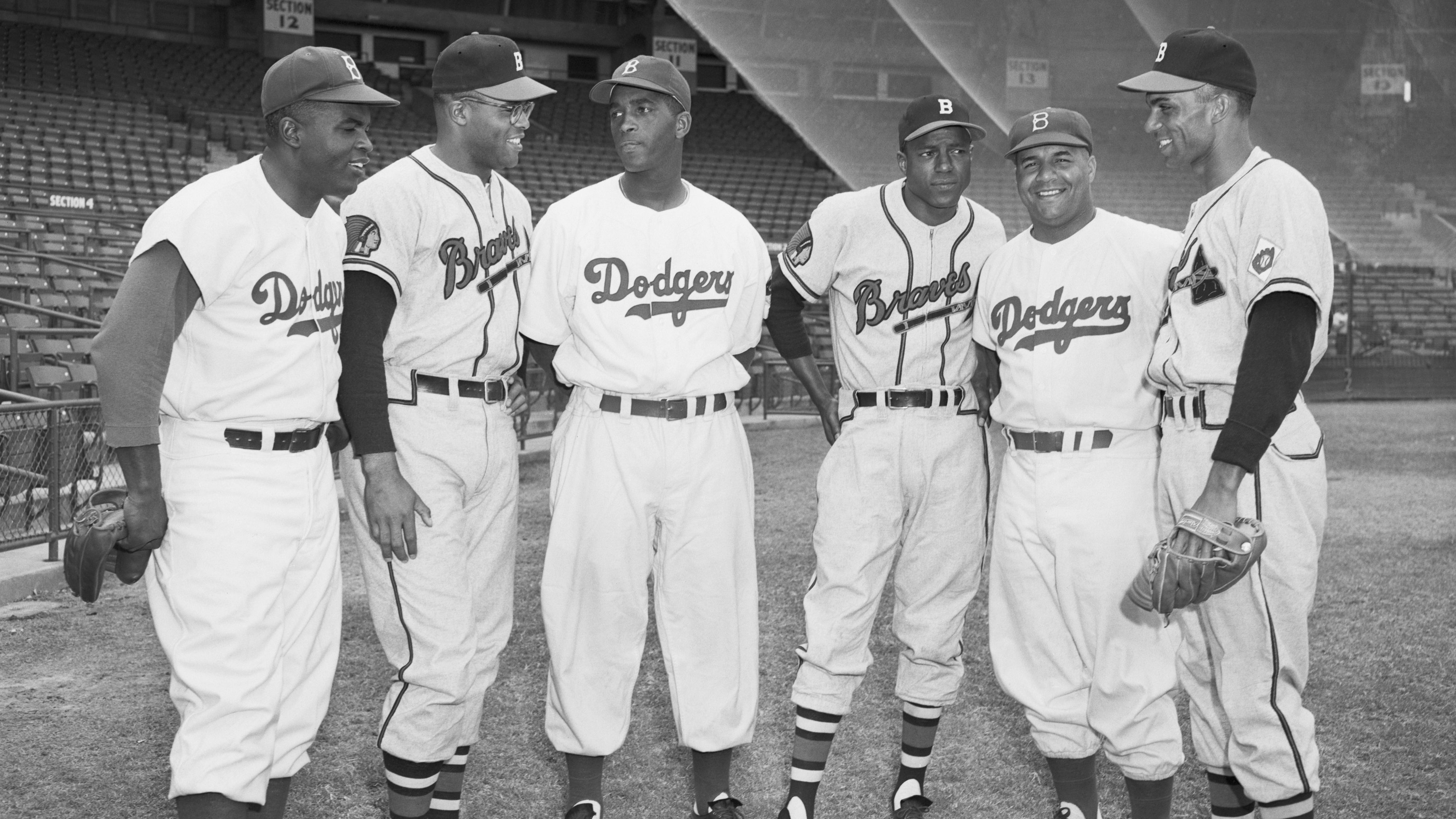 Portrait of members of the Brooklyn Dodgers baseball team as they News  Photo - Getty Images