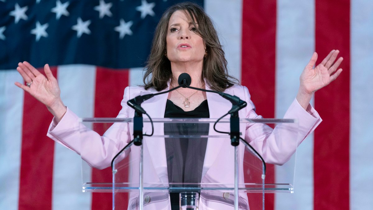 Marianne Williamson Launches 2024 Presidential Bid – NBC 7 San Diego - Vimarsana News