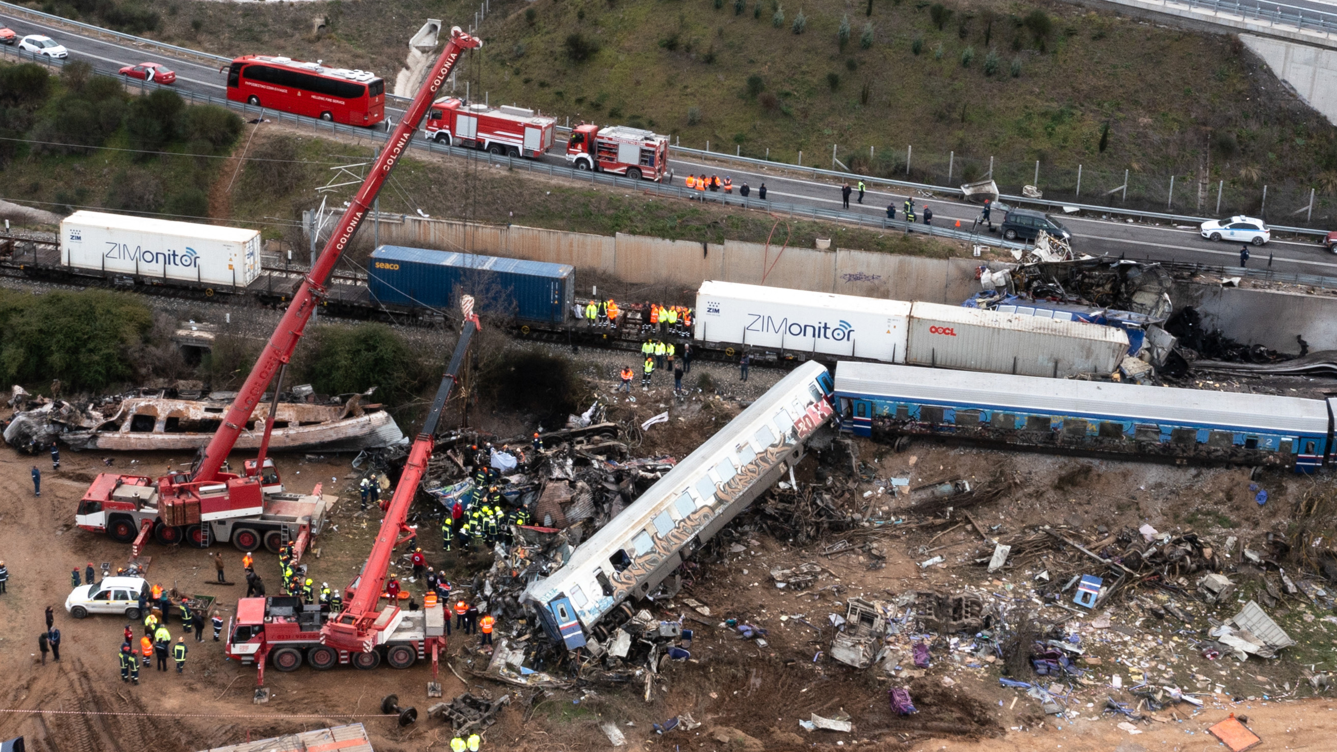 Fatal Aftermath of the Greece Train Crash in Photos