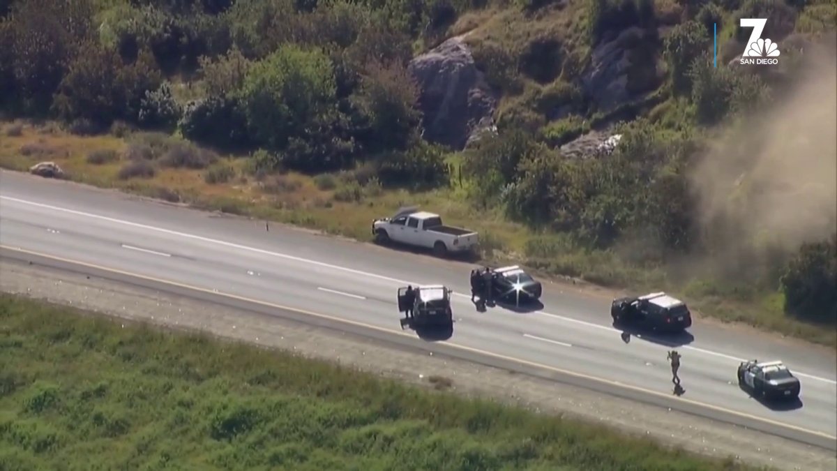 White Truck Leads San Diego Police on Chase on I-8 – NBC 7 San Diego