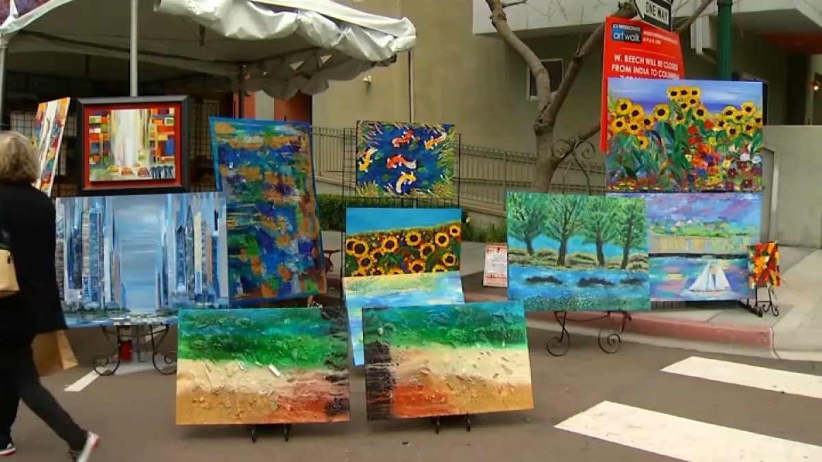 ArtWalk Returns to Little Italy vanta il lavoro di oltre 250 artisti – NBC 7 San Diego