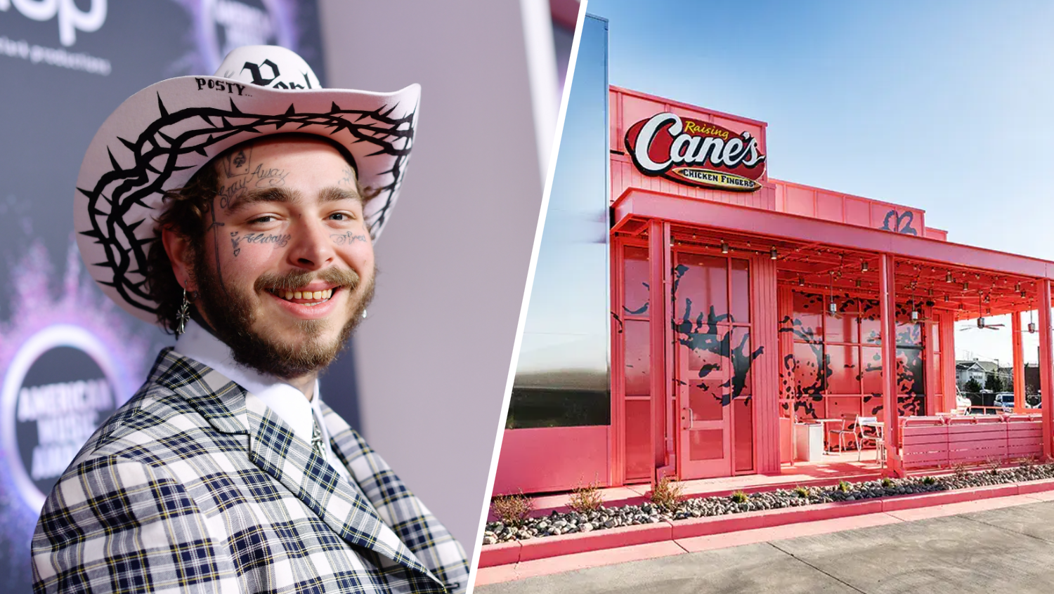 Raising Cane's Post Malone-themed cups go national - Axios Salt Lake City