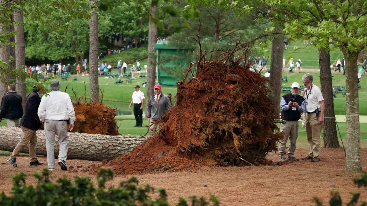 Falling trees near spectators at Augusta National, Masters Commentary – NBC7 San Diego