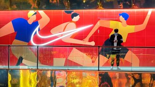 A Nike store is pictured in Sanlitun on March 27, 2021 in Beijing, China.