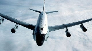 A Chinese J-16 fighter jet cut in front of the nose of the U.S. Air Force RC-135 aircraft, “forcing the U.S. aircraft to fly through its wake turbulence,” on May 26, said the U.S. Indo-Pacific Command in a statement.