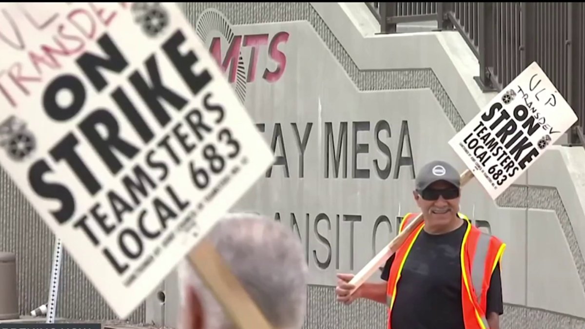 MTS Strike Continues to Impact Commuters NBC 7 San Diego