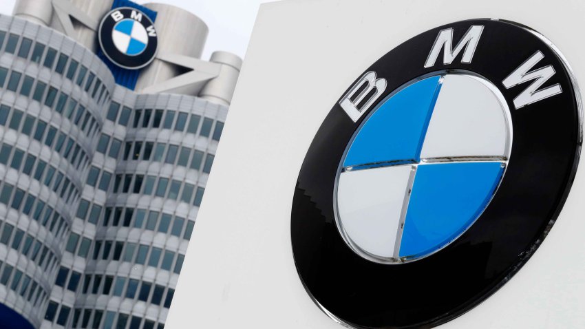 The logo of the German car manufacturer BMW is displayed on the headquarters in Munich, Germany, March 21, 2018.