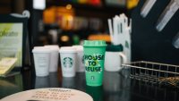 Starbucks' Iconic Coffee Cup Has a Climate Problem as Mobile, Drive-Thru Orders Boom