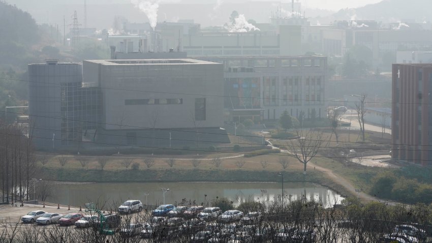 FILE - A view of the P4 lab inside the Wuhan Institute of Virology is seen after a visit by the World Health Organization team in Wuhan in China's Hubei province on Feb. 3, 2021. President Joe Biden signed a bipartisan bill on Monday, March 20, 2023, that directs the Office of the Director of National Intelligence to declassify intelligence related to China’s Wuhan Institute of Virology, citing “potential links” between the research that was done there and the outbreak of COVID-19, which the World Health Organization declared a pandemic on March 11, 2020.