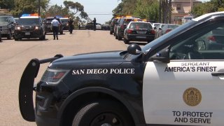 When SDPD officers arrived, they found a bystander giving first aid to a 35-year-old man suffering from a gunshot wound to his upper body in front of a City Heights house.