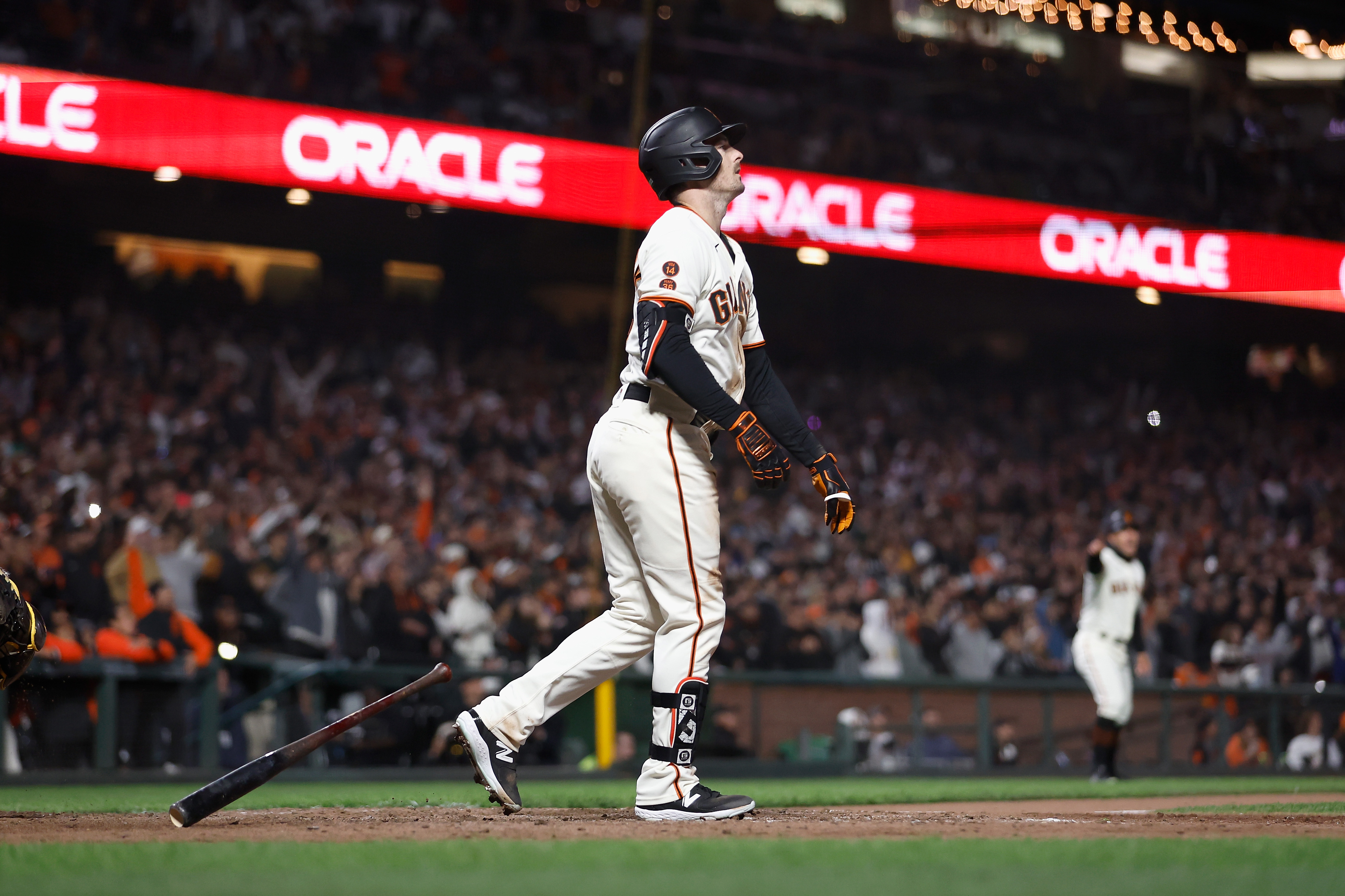 Yastrzemski splashes 3-run HR into McCovey Cove in the 10th as the