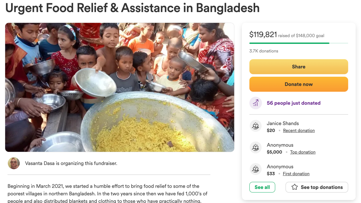 Reddit user accidentally donates $15K instead of $150 to Bangladesh hunger charity – NBC 7 San Diego - Vimarsana News