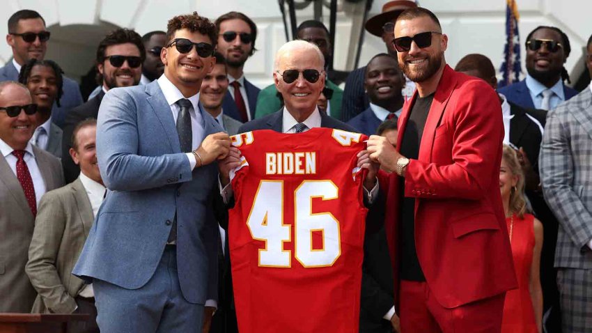 Biden hosts Super Bowl champ Kansas City Chiefs at White House – NBC 7 ...