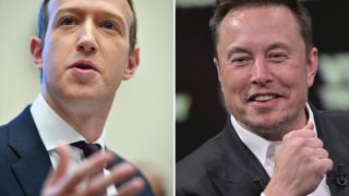 Tech titans Mark Zuckerberg and Elon Musk are in a fierce business rivalry that has spilt over into a playground spat, with the two men offering to fight each other in a cage.