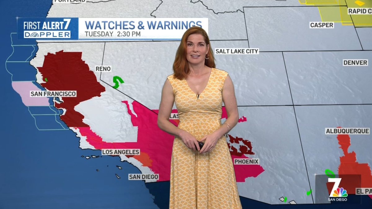 Dagmar Midcap’s Evening Forecast For July 11 2023 Nbc 7 San Diego