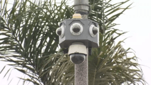 A temporary surveillance camera installed in a Carlsbad neighborhood. July 28, 2023.