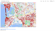 This image shows the map from the Nice Neighbors website.