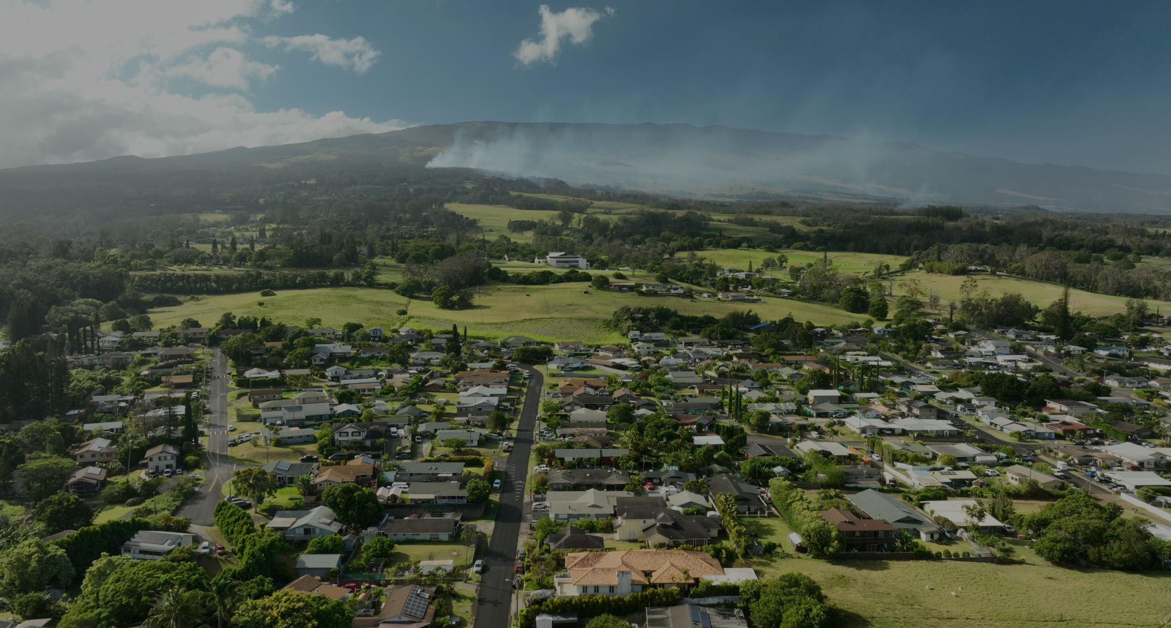 Smoke billows over Kula in Hawaii’s Maui island, Aug. 3, 2023.