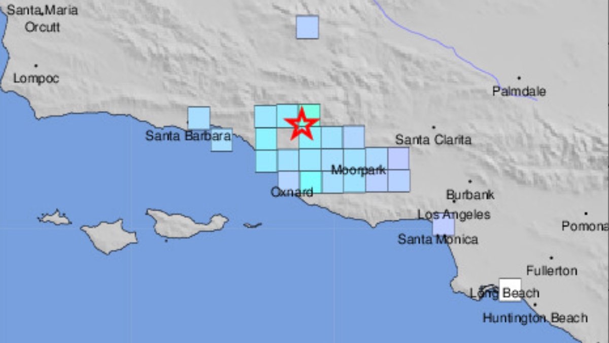 Magnitude3.9 earthquake shakes Ojai area NBC 7 San Diego