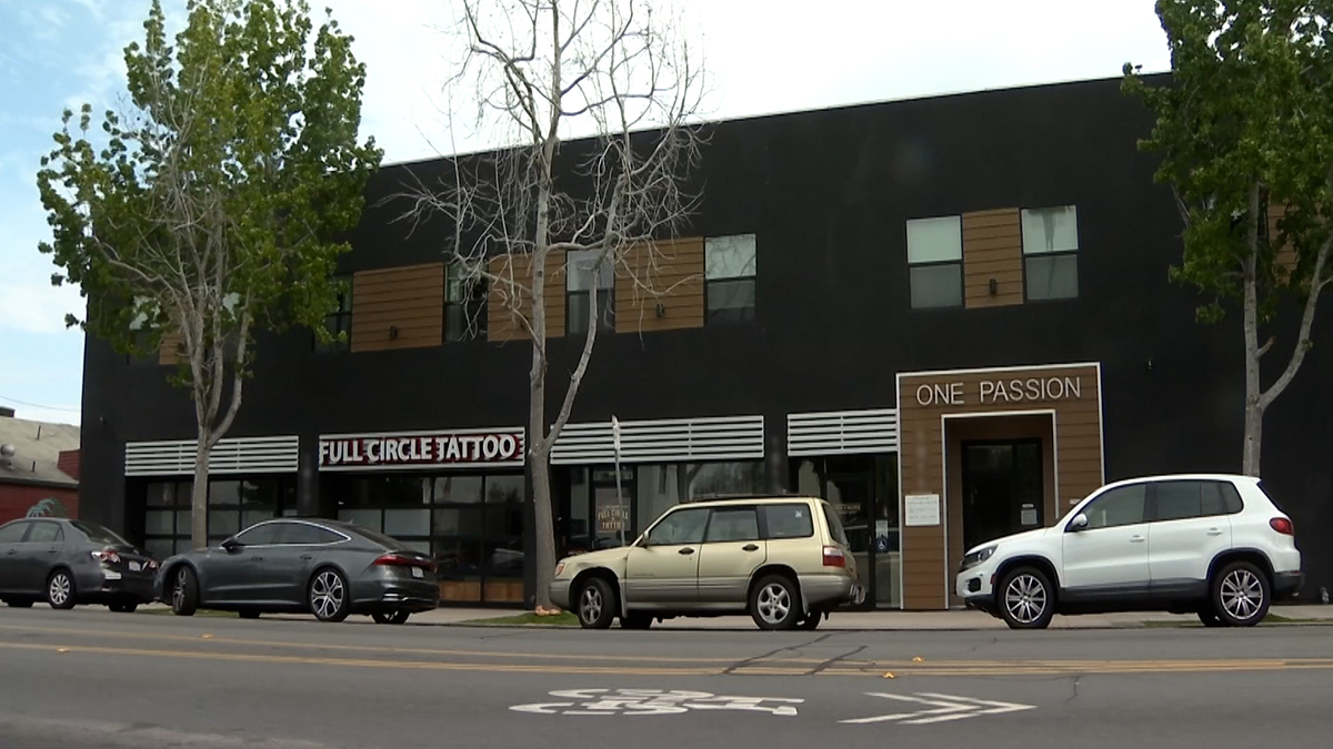 This image shows apartments above businesses in University Heights where all 10 of its units have STRO licenses as of early August.