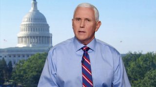 Former Vice President Mike Pence speaks on CNBC’s Squawk Box on Sept. 19th, 2023. 