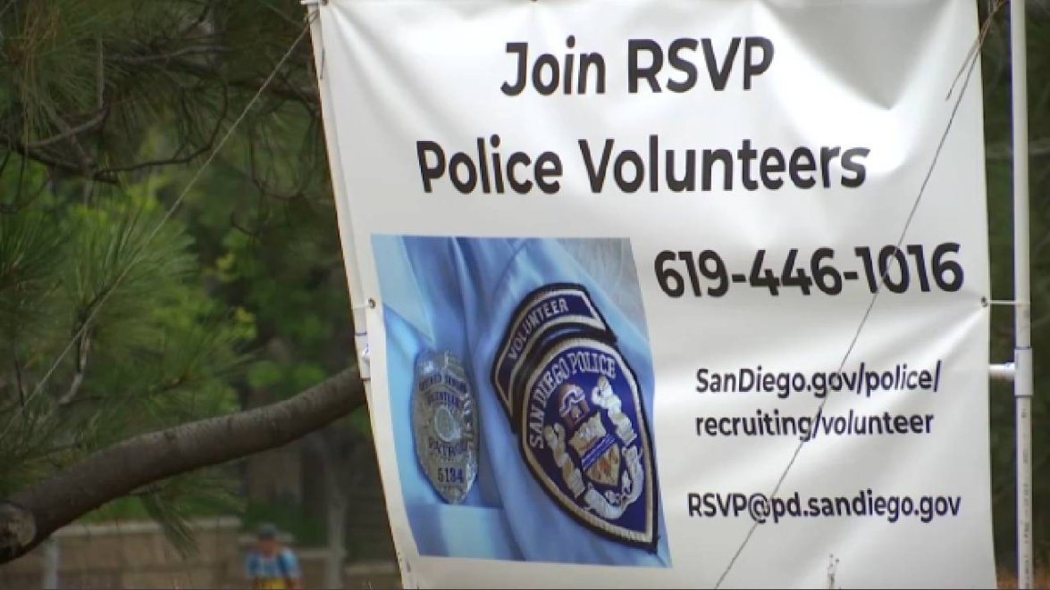 Sdpd San Diego Police Department is recruiting RSVP volunteers – NBC 7 San Diego