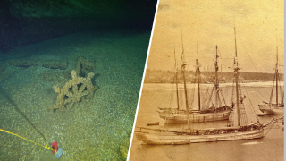 The 140-foot-long (43-meter-long) schooner was built at Grand Island, New York, in 1867, and was used primarily in the grain trade between Milwaukee, Chicago and Oswego, New York.