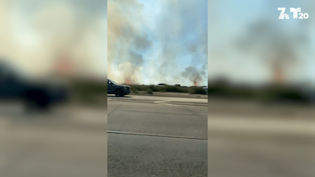 SAN DIEGO – NBC 7 San Diego a un feu de brousse sur la I-15 près de Miramar Road.