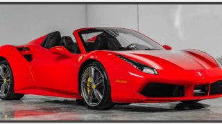 Exhibit from court record: red 2018 Ferrari Spider.