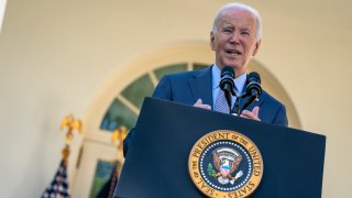 President Joe Biden delivers remarks on hidden junk fees in the Rose Garden of the White House, Wednesday, Oct. 11, 2023, in Washington.