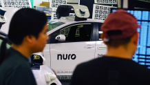 Nuro, headquartered in Mountain View, utilizes driverless vehicles to deliver food and other goods to people's homes.