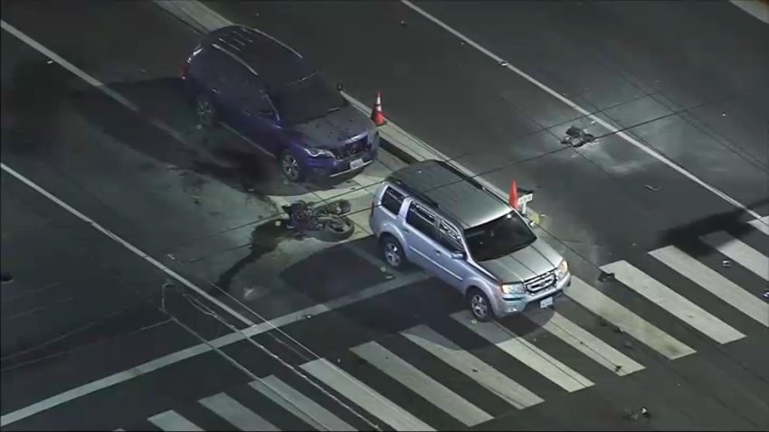 Three people were killed in a six-vehicle crash on Wednesday, Oct. 4, 2023.