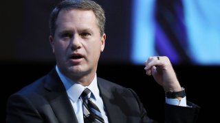 Doug McMillon, president and CEO of Walmart Inc. Corporation, participates in a Business Roundtable discussion on the”Future of Work in an Era of Automation and Artificial Intelligence”, during a CEO Innovation Summit, on December 6, 2018 in Washington, DC.