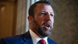 Sen. Markwayne Mullin, R-Okla., is seen in the U.S. Capitol on Wednesday, September 6, 2023.