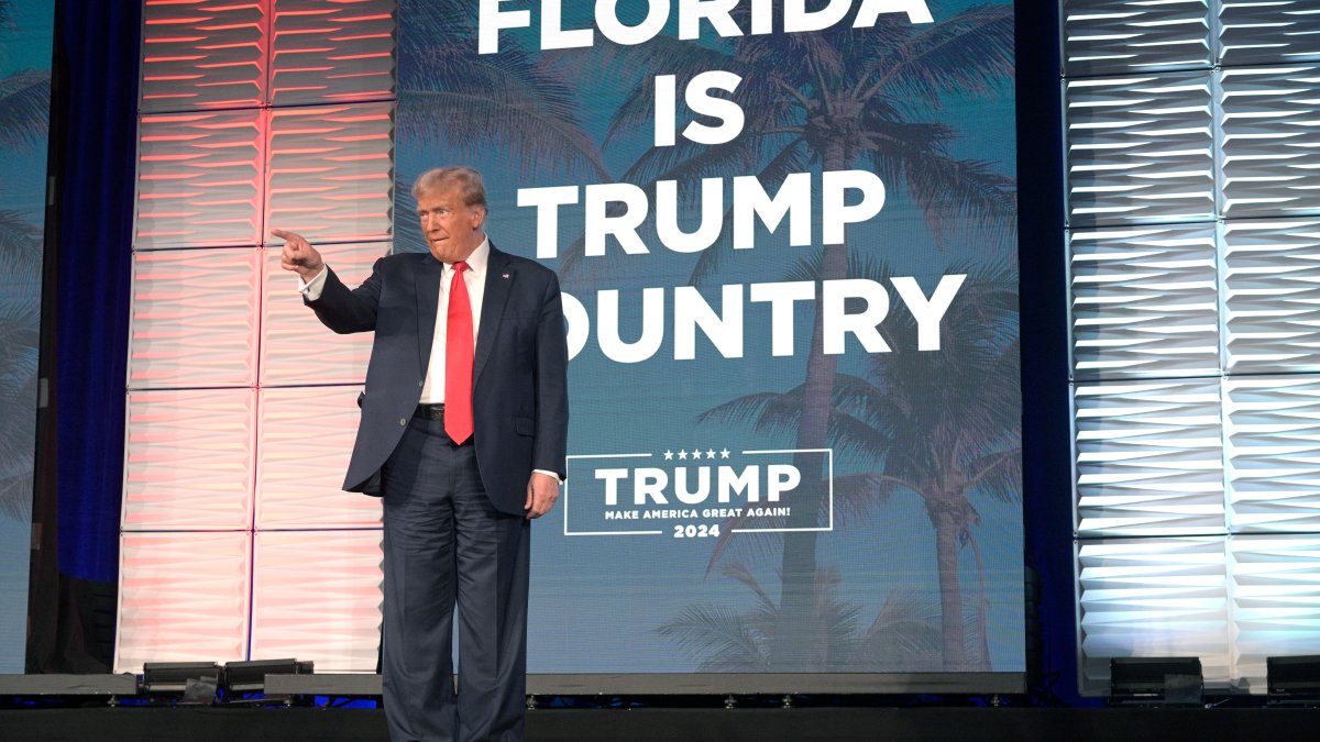 Donald Trump mocks Ron DeSantis at Florida Republican primary event – NBC 7 San Diego - Vimarsana News