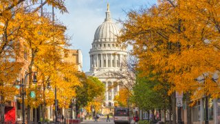 Wisconsin State Capitol building in Madison.