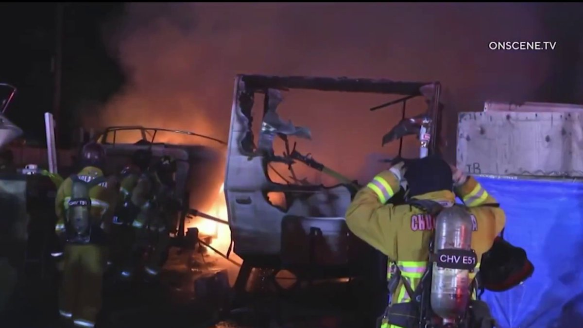 One dead, 2 others hospitalized in Chula Vista trailer fire – NBC 7 San ...