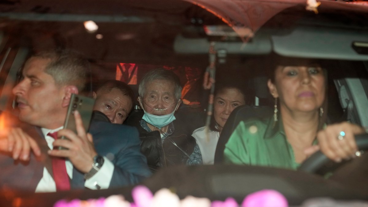 Former Peruvian President Fujimori freed from prison – NBC 7 San Diego - Vimarsana News