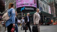 The Nasdaq MarketSite in New York, June 9, 2023.