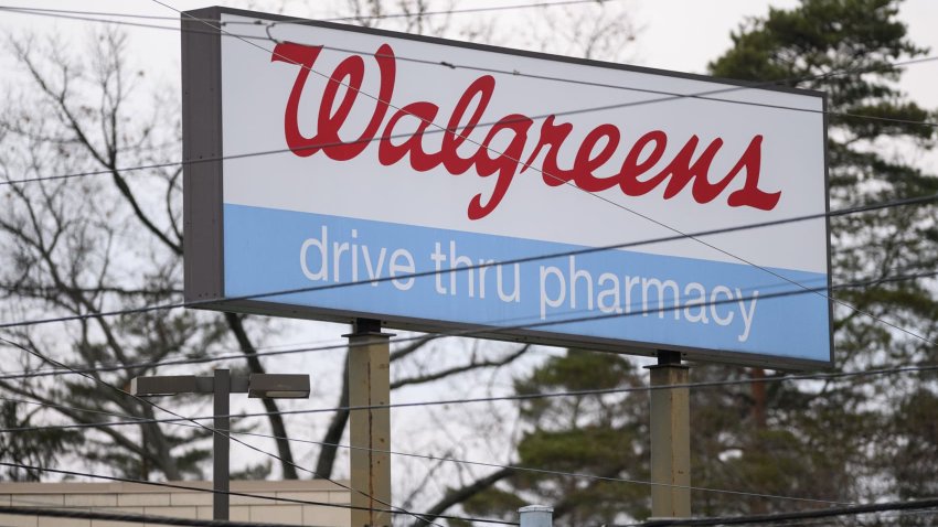 A sign in front of a Walgreens store in New Kensington, Pennsylvania, US, on Wednesday, Jan. 3, 2024.