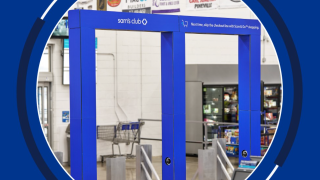 Sam's Club's new gateway that will replace exit greeters having to check receipts.
