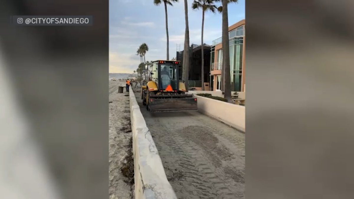 Cleanup efforts in Mission Beach, Pacific Beach after high surf pummeled coast - Vimarsana News
