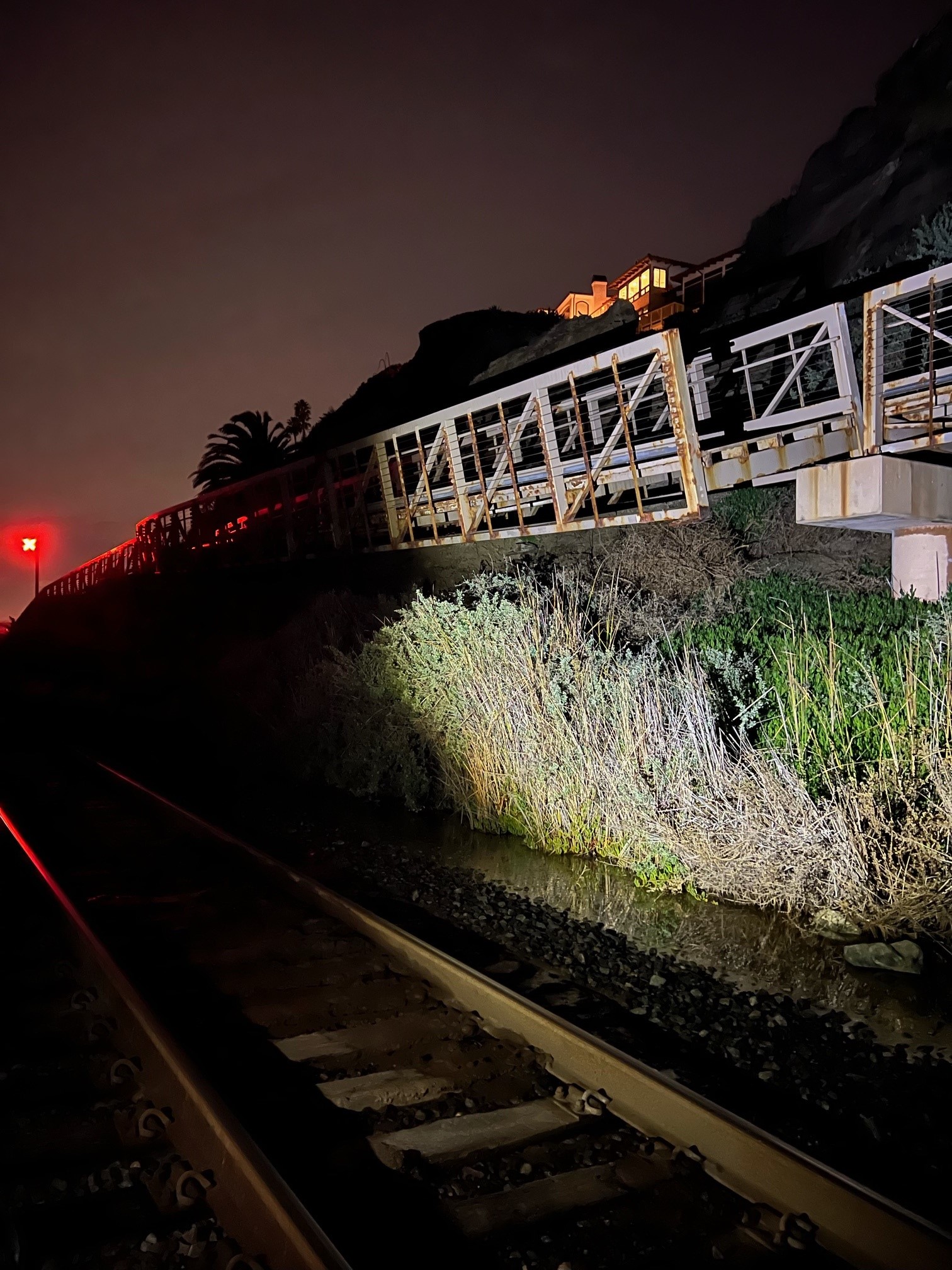 San Clemente's Mariposa Bridge was damaged in a January 2023 landslide.