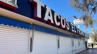 Tacos El Franc’s Tijuana location in an undated image.