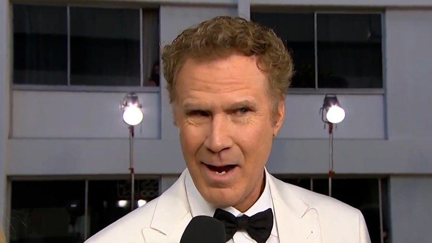 Will Ferrell jokes DJing is his side hustle at the 2024 Golden Globes