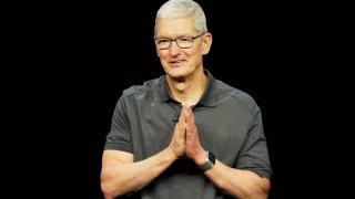 Apple CEO Tim Cook attends the Wonderlust event at the company’s headquarters in Cupertino, California, on Sept. 12, 2023.