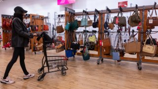 People shop at a retail store in Manhattan, New York City, on Jan. 5, 2024.