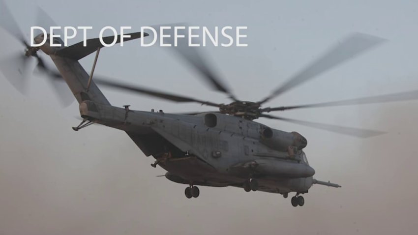 Missing Marine helicopter found in San Diego's East County; search underway for aircrew
