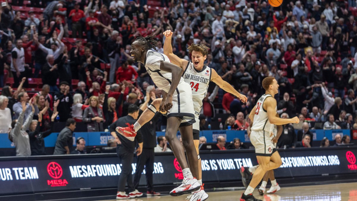 Aztecs knock off #17 Utah State at Viejas Arena – NBC 7 San Diego