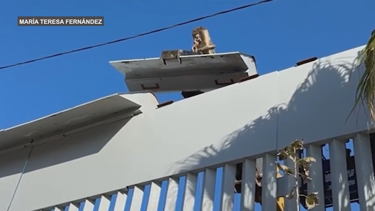 Anti-climbing device added to border fence in Friendship Park heightens ...